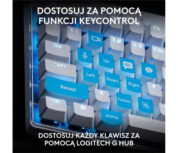 LOGITECH G PRO X TKL Rapid biały 920-013242 - 1298666 - zdjęcie 9